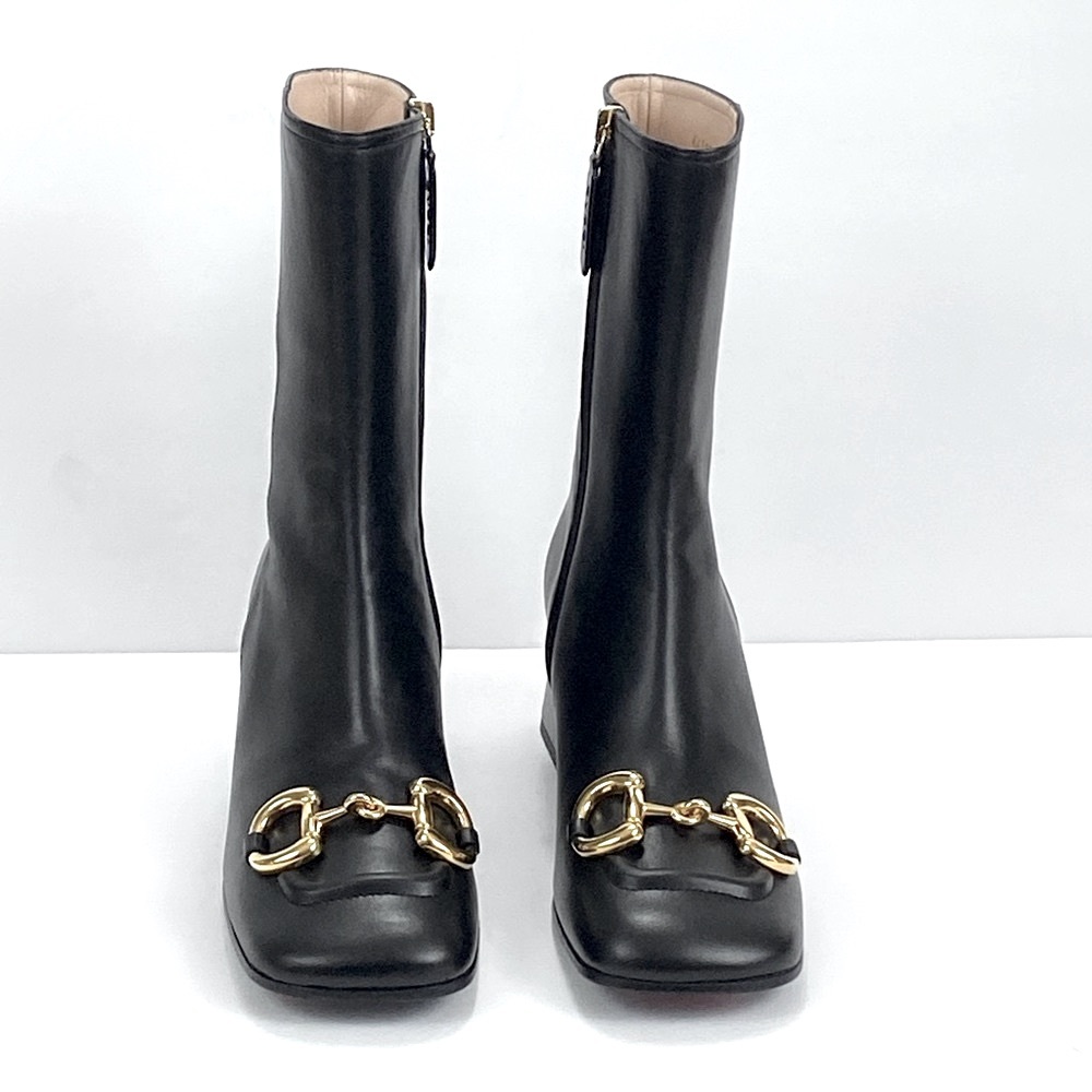 New Gucci  mid-heel ankle boot with Horsebit - Picture 10 of 16